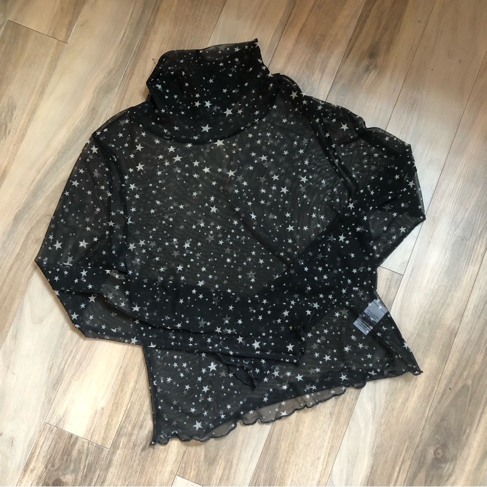 La La Land Mesh Starry Long Sleeve